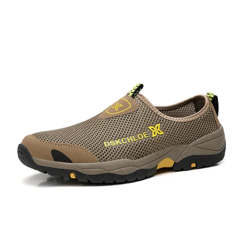Men’s Breathable Outdoor Sneakers – Lightweight Anti-Slip Comfort Shoes for Summer & Daily Wear