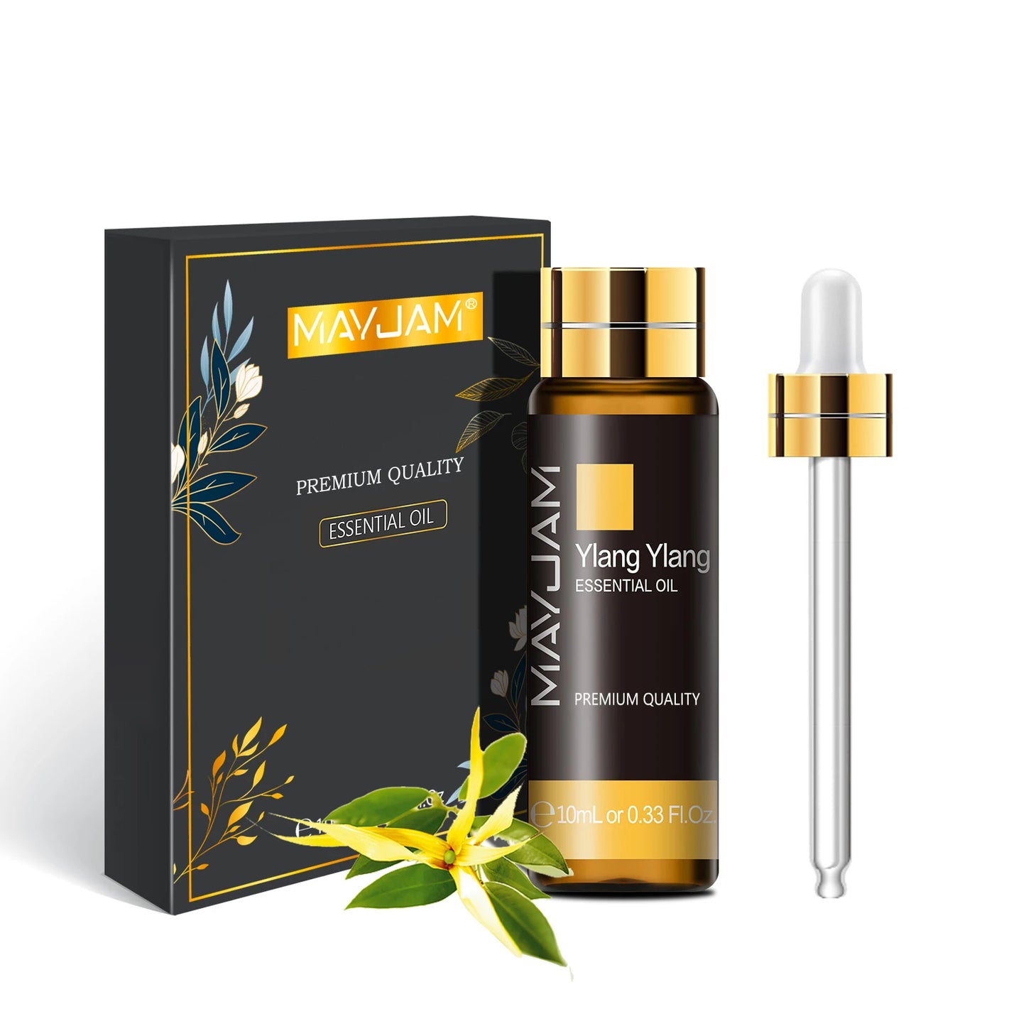 Pure Plant Essential Oil 10ml – Natural Aromatherapy Oils for Diffuser & Humidifier | Relaxing Fragrance Oils (Mint, Lavender, Tea Tree, Rose, Vanilla, Sandalwood, Jasmine)