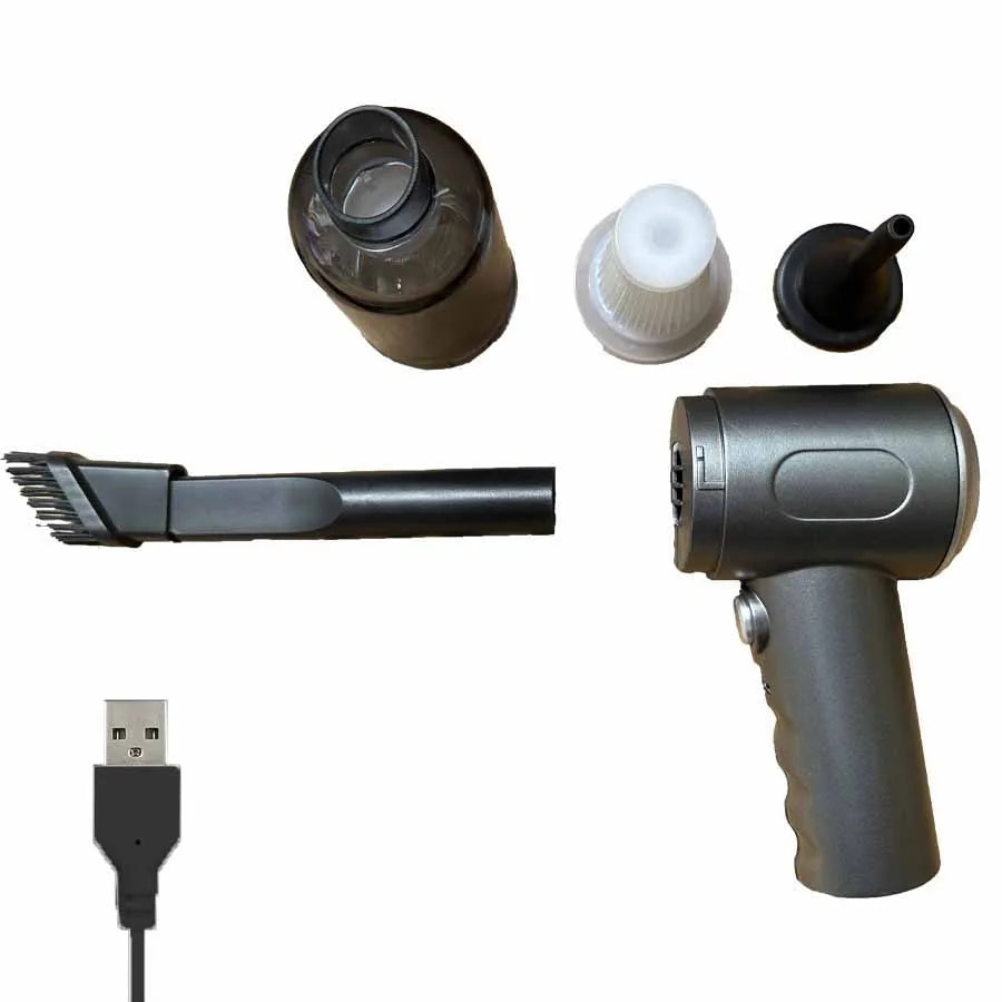 9000Pa Wireless Handheld Car Vacuum Cleaner – USB Rechargeable Wet & Dry Portable Vacuum