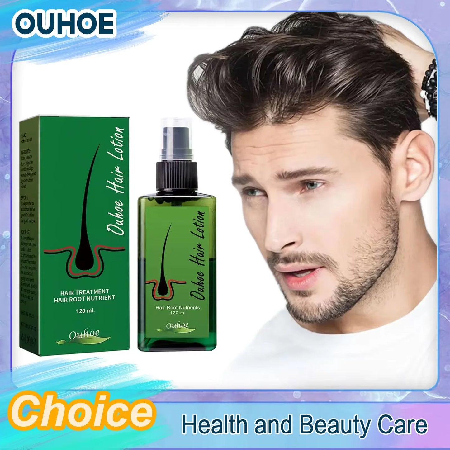 Spray Pousse Cheveux Anti-Chute – Sérum Réparateur Racines & Volume Naturel