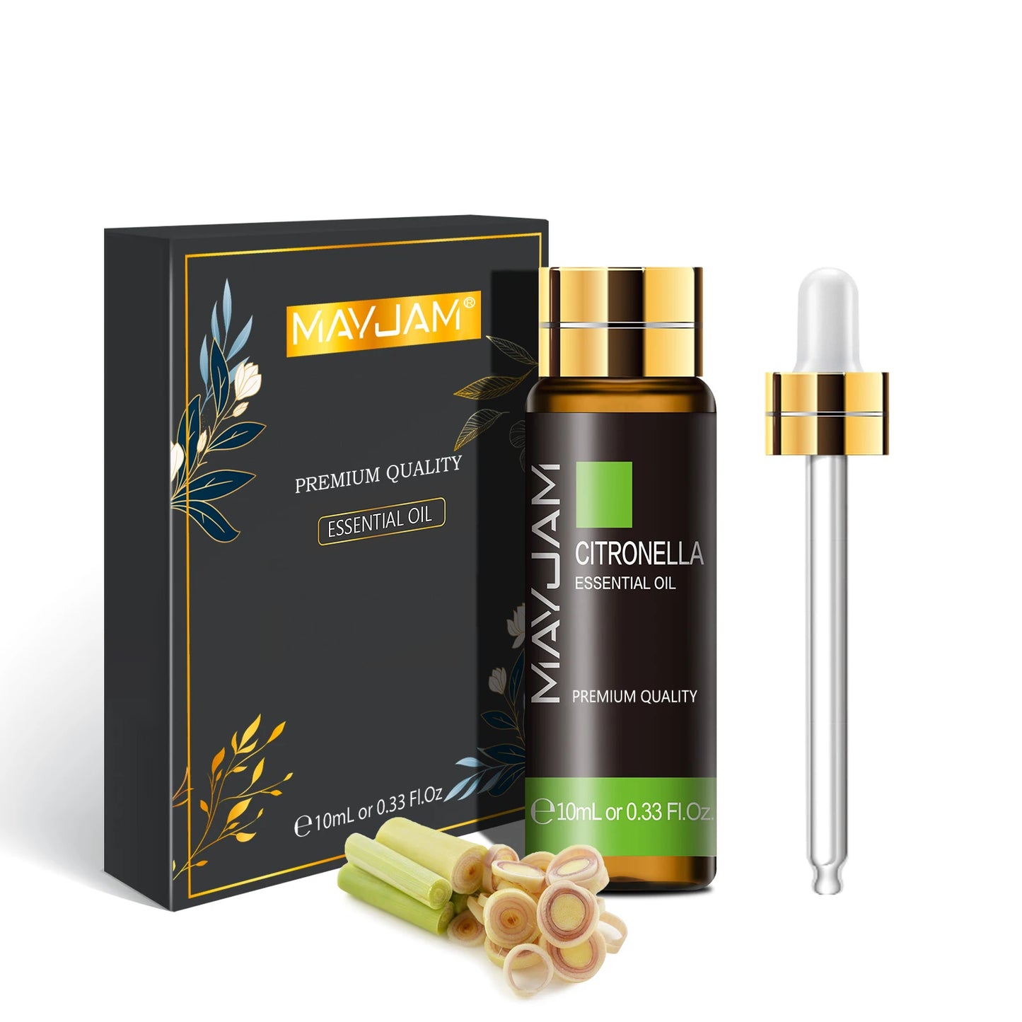 Pure Plant Essential Oil 10ml – Natural Aromatherapy Oils for Diffuser & Humidifier | Relaxing Fragrance Oils (Mint, Lavender, Tea Tree, Rose, Vanilla, Sandalwood, Jasmine)