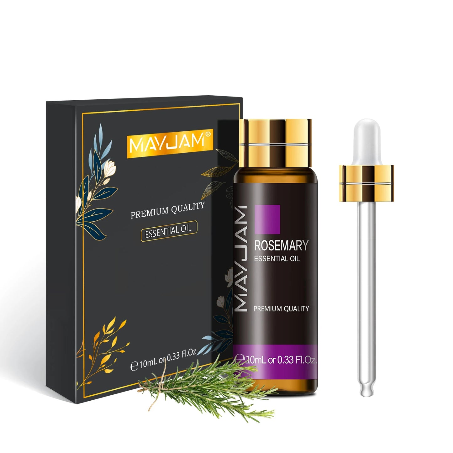 Pure Plant Essential Oil 10ml – Natural Aromatherapy Oils for Diffuser & Humidifier | Relaxing Fragrance Oils (Mint, Lavender, Tea Tree, Rose, Vanilla, Sandalwood, Jasmine)