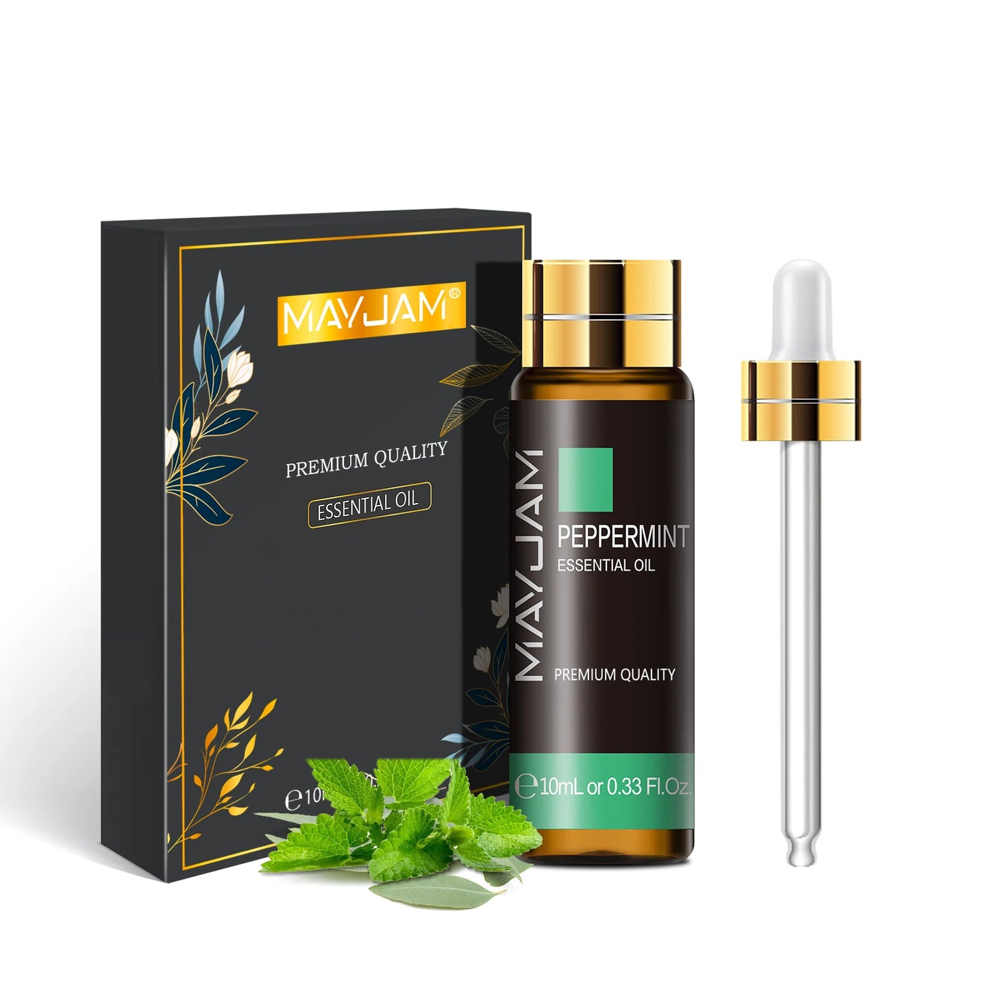 Pure Plant Essential Oil 10ml – Natural Aromatherapy Oils for Diffuser & Humidifier | Relaxing Fragrance Oils (Mint, Lavender, Tea Tree, Rose, Vanilla, Sandalwood, Jasmine)