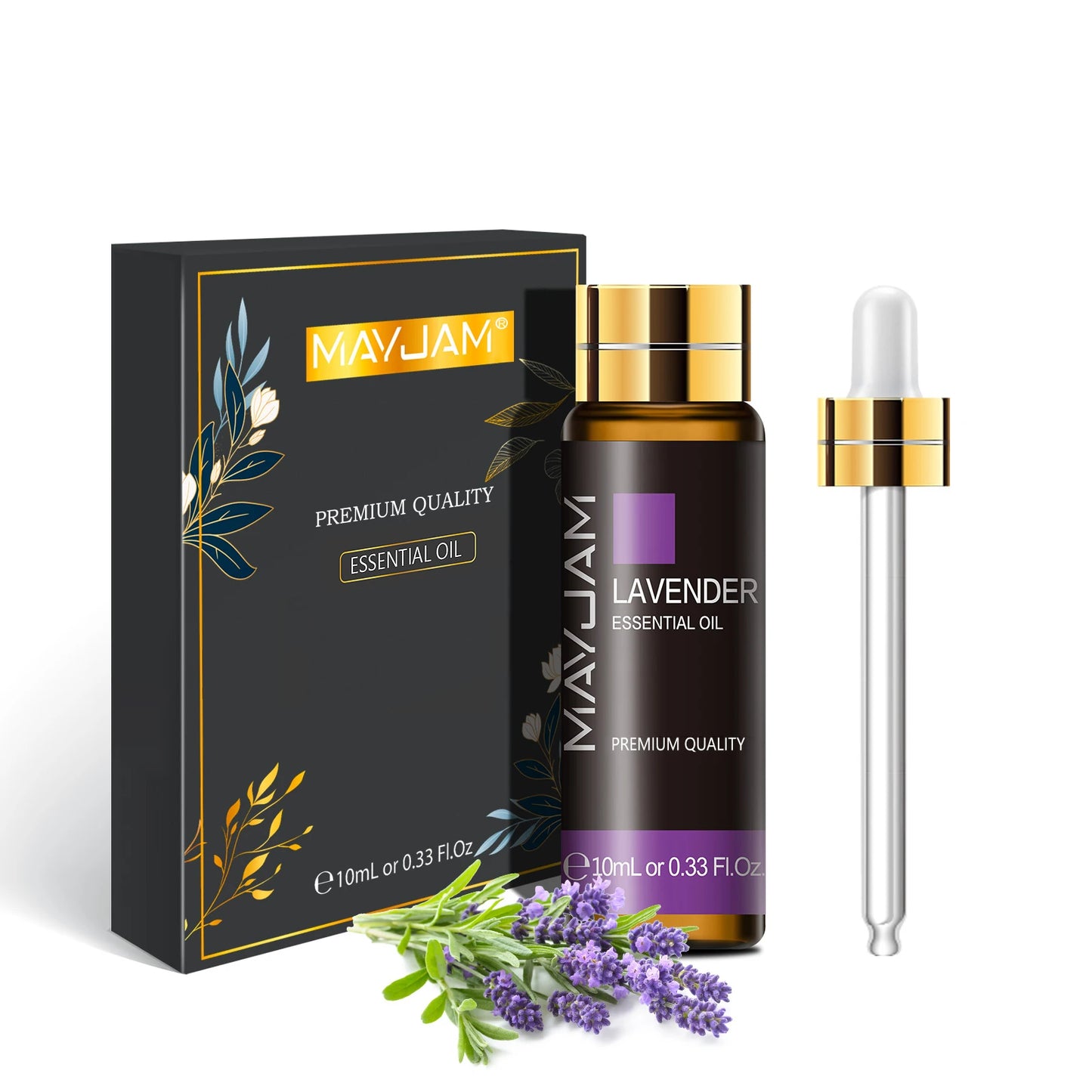 Pure Plant Essential Oil 10ml – Natural Aromatherapy Oils for Diffuser & Humidifier | Relaxing Fragrance Oils (Mint, Lavender, Tea Tree, Rose, Vanilla, Sandalwood, Jasmine)