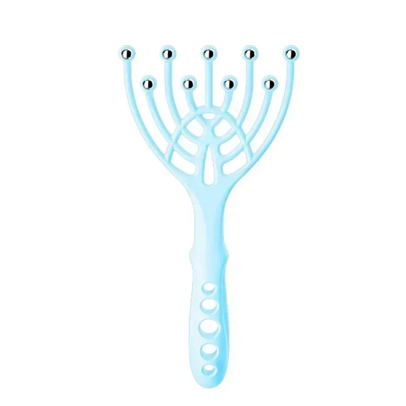 Masseur Capillaire Relaxant 5 Doigts – Stimule la Pousse des Cheveux & Anti-Stress Instantané
