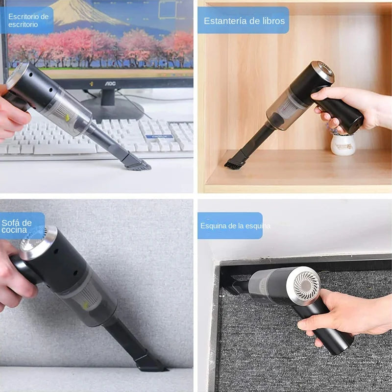 9000Pa Wireless Handheld Car Vacuum Cleaner – USB Rechargeable Wet & Dry Portable Vacuum