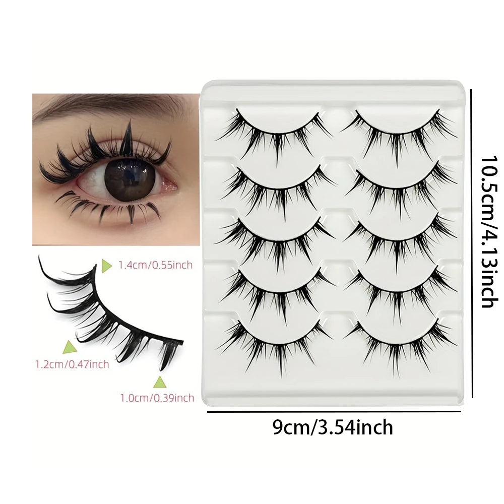 Premium false eyelashes - natural effect & all-day comfort