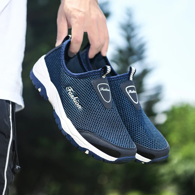 Men’s Breathable Outdoor Sneakers – Lightweight Anti-Slip Comfort Shoes for Summer & Daily Wear