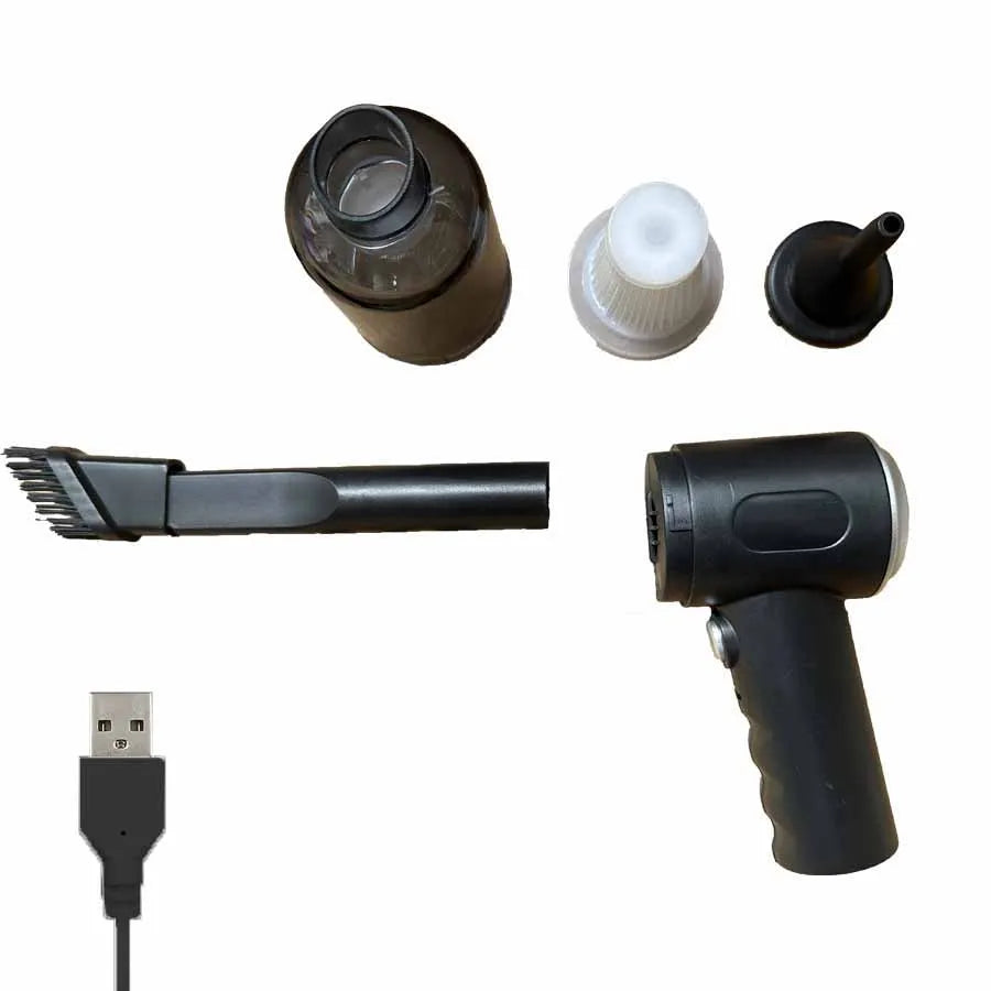 9000Pa Wireless Handheld Car Vacuum Cleaner – USB Rechargeable Wet & Dry Portable Vacuum